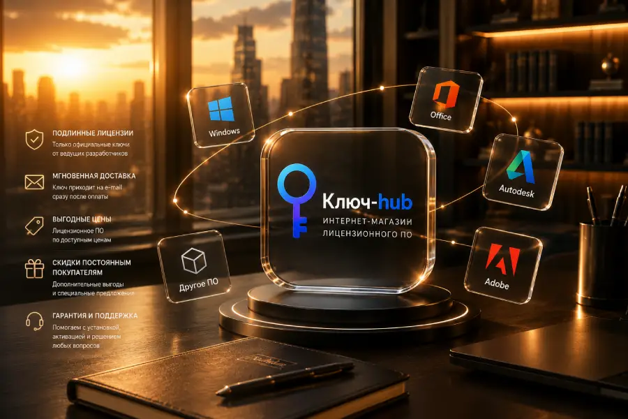 key-hub.ru & интернет-магазин лицензионного ПО